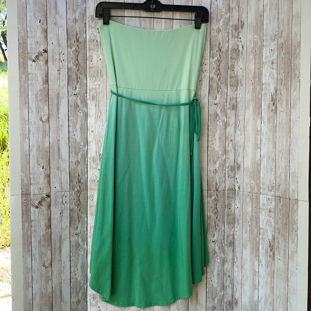Strapless ombré dress by Tsu.ya